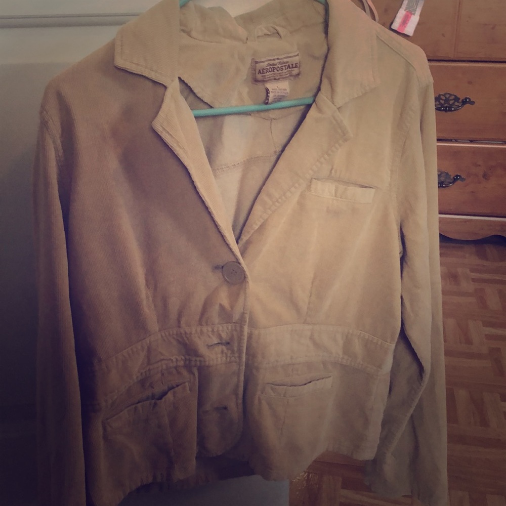 Corduroy beige jacket